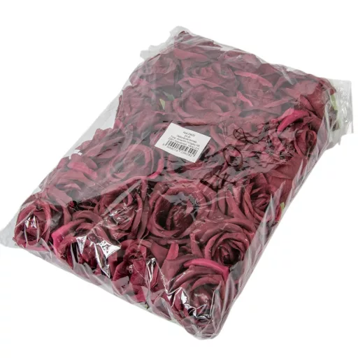 Rózsa virágfej D7cm 408 24db/csom