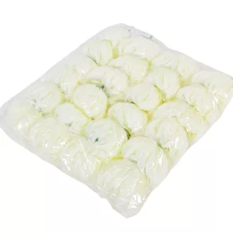 Krizantém virágfej krém D11cm 24db/szín/csom