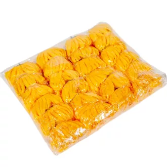 Krizantém virágfej sárga D11cm 24db/csom