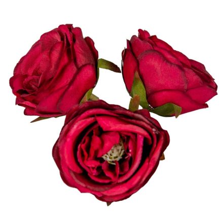 Rózsa virágfej D7cm 408 24db/csom