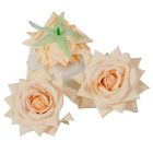 Rózsa virágfej D8cm capuccino 8 12db/csom