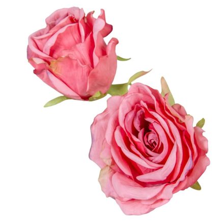 Rózsa virágfej D8cm mályva 825 12db/csom
