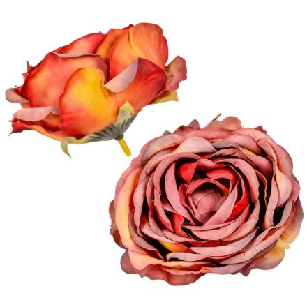 Rózsa virágfej bézs R10 D8cm 24db/csom