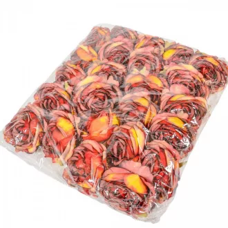 Rózsa virágfej őszi R9 D8cm 24db/csom
