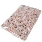 Rózsa virágfej D7cm bézs MD27 24db/csom