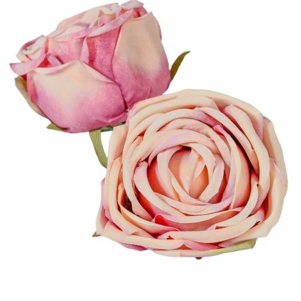 Rózsa virágfej D7cm lilásrózsaszín MD8 24db/csom