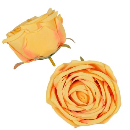 Rózsa virágfej D7cm barack R7 24db/csom
