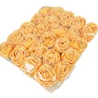 Rózsa virágfej D7cm barack R7 24db/csom