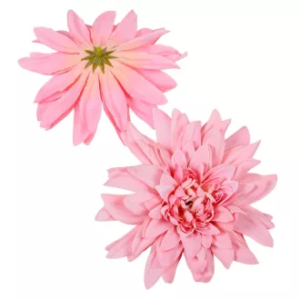 Dália virágfej D11cm old pink D5 24db/csom