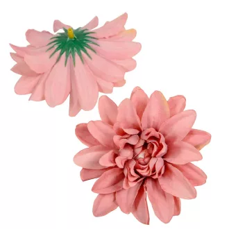 Dália virágfej D10cm sötétmályva D8 24db/csom