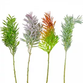 Zöld díszítő ág mix M56cm 48db/#