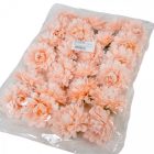 Dália virágfej salmon 302 D7,5cm 24db/csom