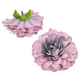 Dália virágfej sötétlila 6 D7,5cm 24db/csom