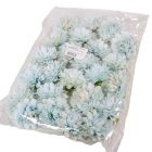 Dália virágfej tűrkiz 814 D7,5cm 24db/csom