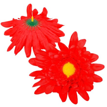 Gerbera virágfej RED D12cm 24db/csom