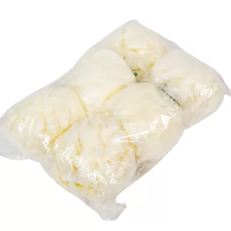 Krizantém virágfej krém D13cm 6db/csom