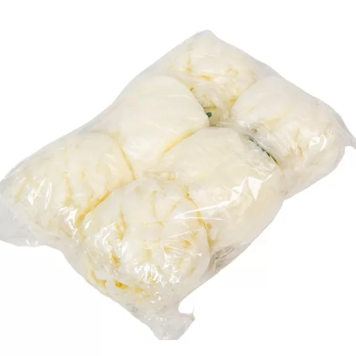 Krizantém virágfej krém D13cm 6db/csom