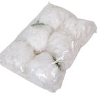 Krizantém virágfej fehér D13cm 6db/csom