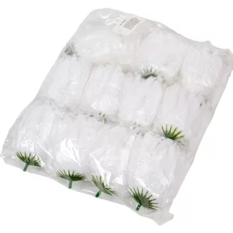Krizantém virágfej fehér  D15cm 6db/csom