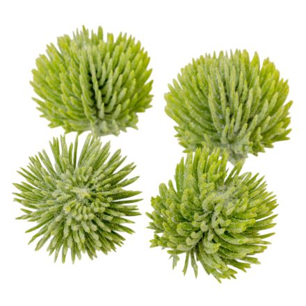 Zöld díszítő hamvas 3cm 120db/csom