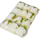 Rózsa virágfej D7cm krém 12db/csom