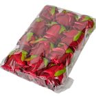 Rózsa virágfej D7cm bordó 12db/csom