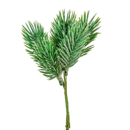 Fenyő pick hamvas zöld 6 ágú 15cm 12db/csom