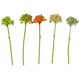 Bogyós dekoráció mix M27cm 6db/szín/köteg 120db/#