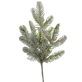 Fenyő ág havas ezüst ággal M42cm