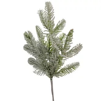 Fenyő ág havas ezüst ággal M42cm