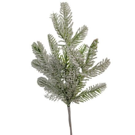 Fenyő ág havas ezüst ággal M42cm