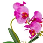 Orchidea cserepes gumi sötét rózsaszín M28cm