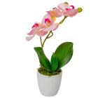 Orchidea cserepes gumi rózsaszín M33cm