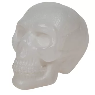 Halloween koponya dekoráció műa. 18cm