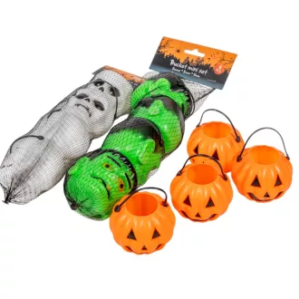 Halloween vödör műa. 6cm 4db-os