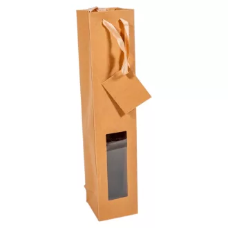 Ajándéktasak kraft 8x8x38cm