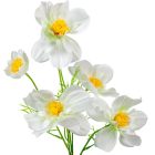 Pipacs ág fehér 5v. M90cm 24db/#