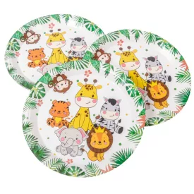 Party tányér papír D22cm 10db-os