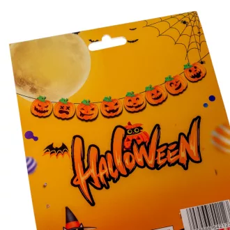 Halloween tök papír 15cm girlandnak fűzhető 8db-os