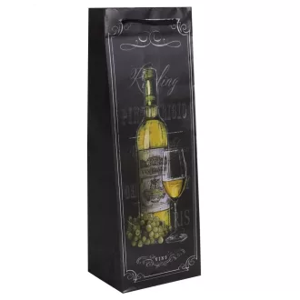 Ajándéktasak boros f.vin blanc 10x33x9cm