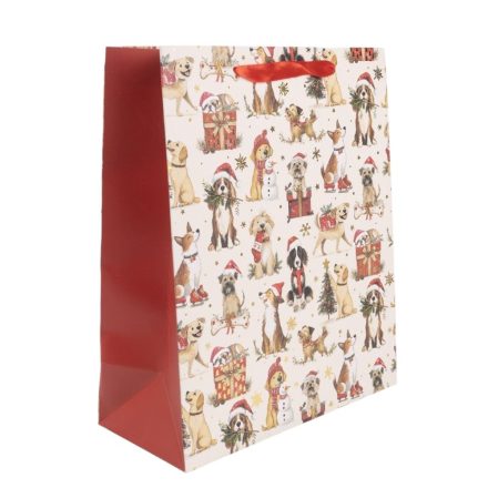 Ajándéktasak kutyusok 26x32cm