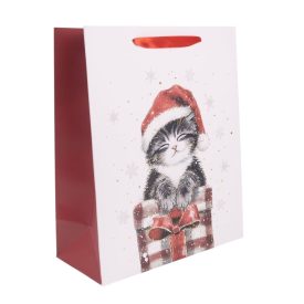 Ajándéktasak cica sapical 26x32cm