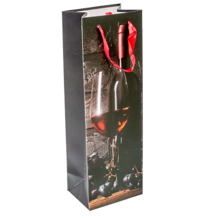 Ajándéktasak boros szőlő 12x36cm
