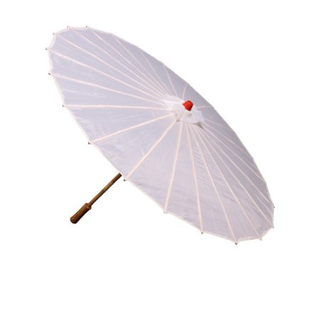 Organza esernyő fehér D80cm M53cm