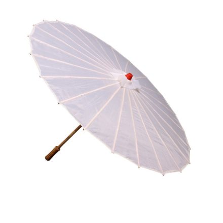 Organza esernyő krém D80cm M53cm