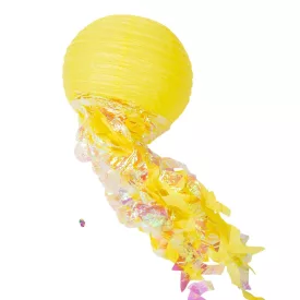 Papír lámpás sellő sárga D30cm