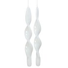Lakkozottl rövid szalag csavart gyertya fehér 270x22mm 4db/csom (db ár)