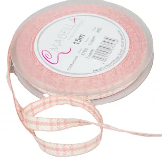 Karácsonyi textil szalag LEANA 10mmx15m