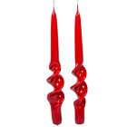 Lakkozott rövid alfa csavart gyertya bordó 235x22mm 8db/csom (db ár)