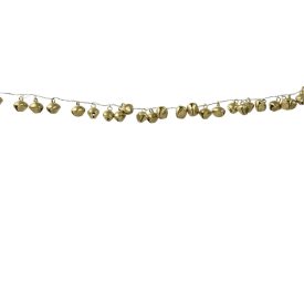 Csengő girland fém arany 2x120cm